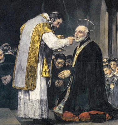 Last Communion of St. Joseph of Calasanz, by Goya, 1819