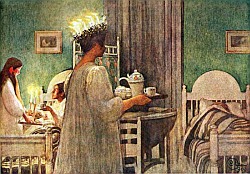 Lucia, by Carl Larsson, 1908