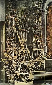 Crutches at the shrine of Ste. Anne de Beaupre