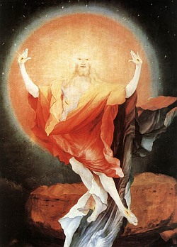 Resurrection (detail), by Grunewald, 1515